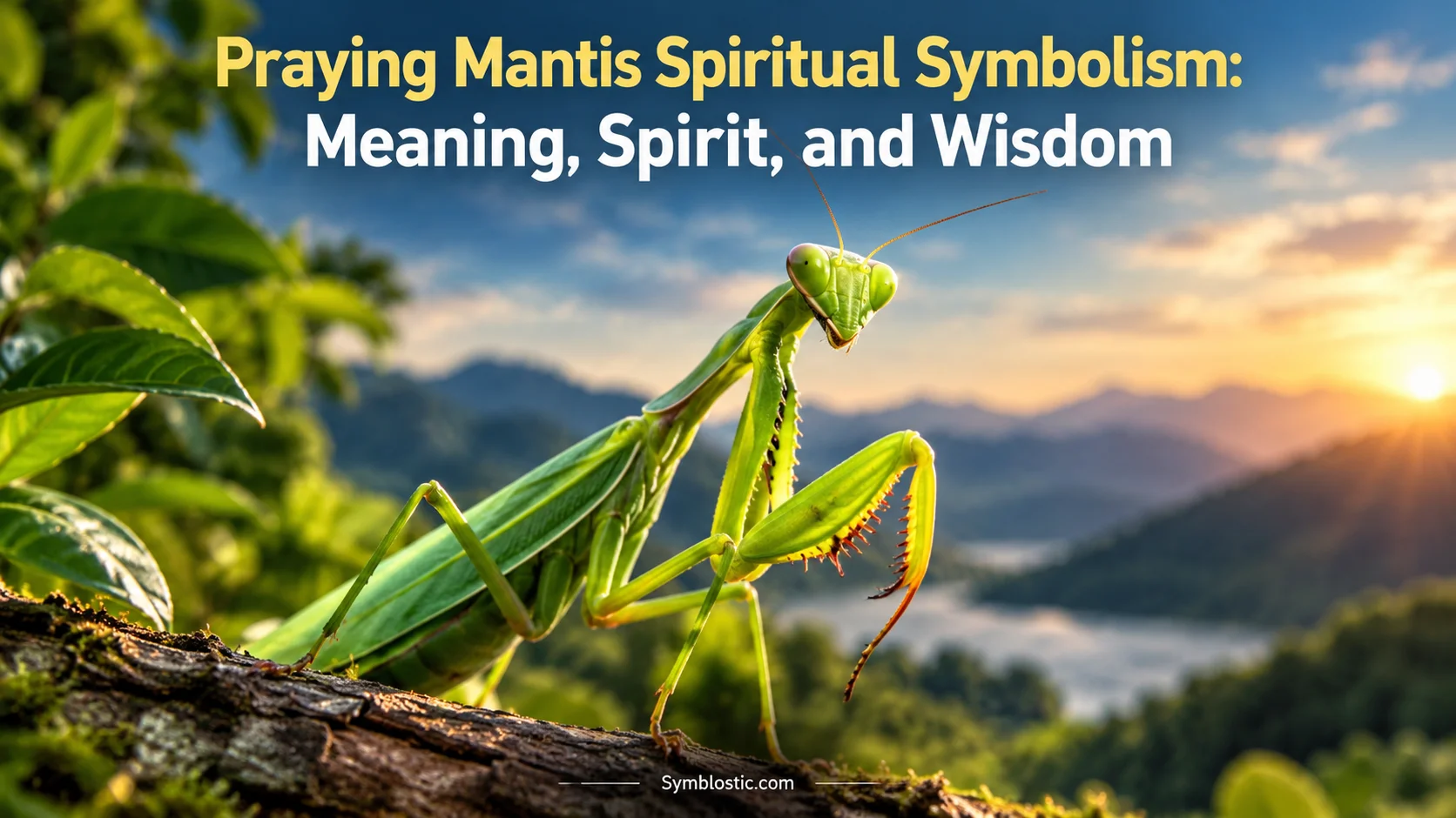 Praying Mantis Spiritual Symbolism